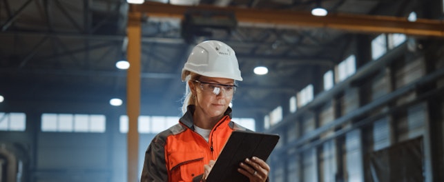 Engineer Working at a Metal Factory 1