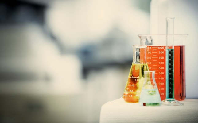 Flasks and Beakers in Laboratory