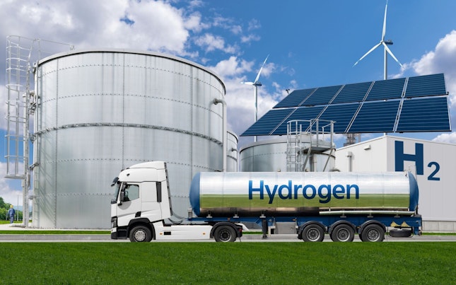 Concepto de energía alternativa al hidrógeno