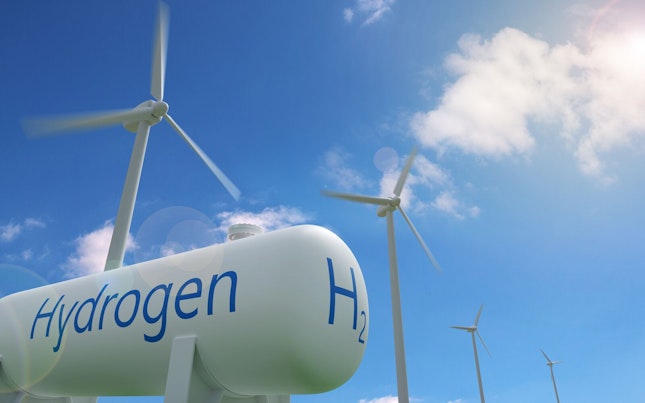 Hydrogen Tank and Windmills