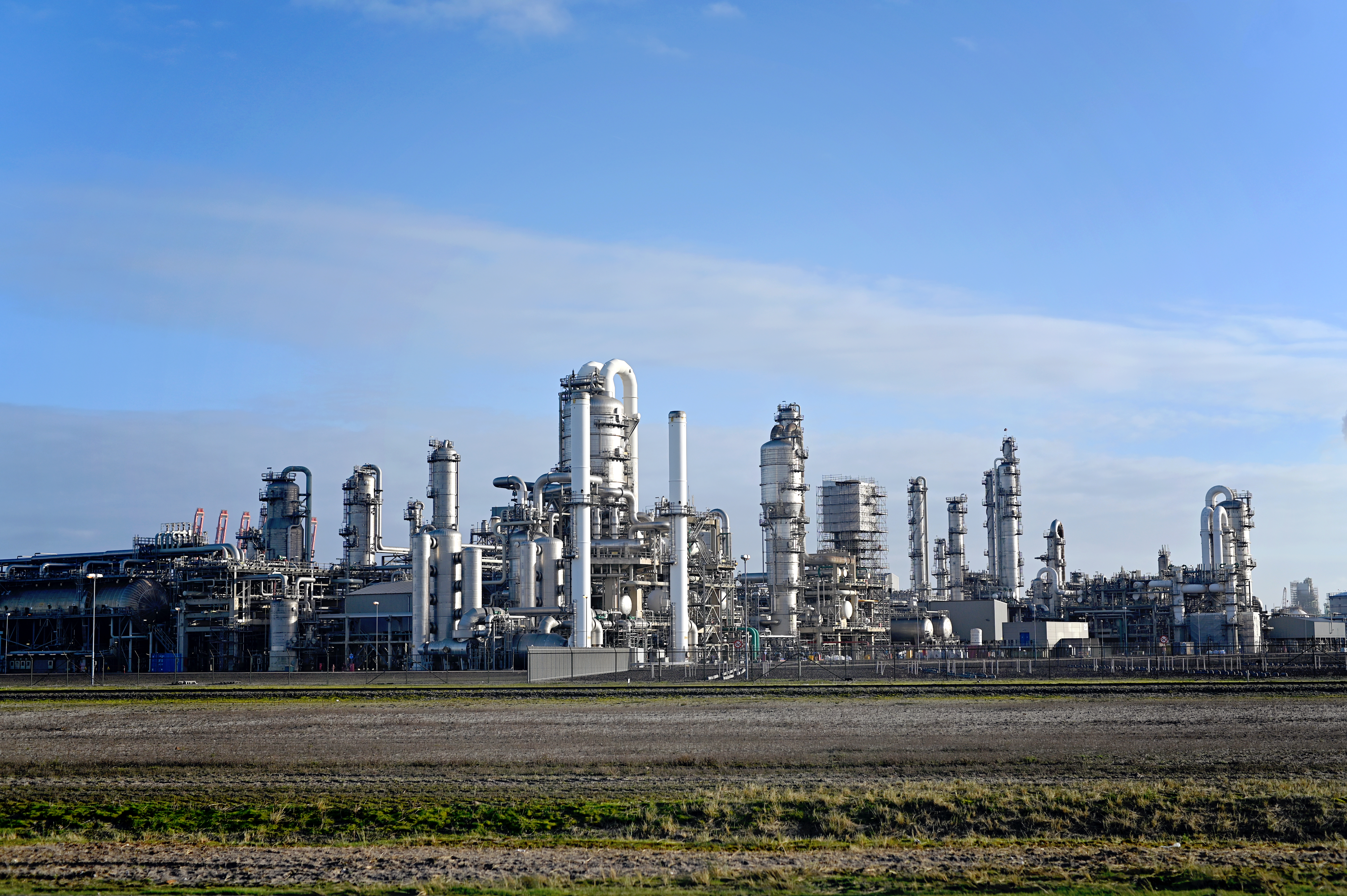 Oil and Gas Plant in Spijkenisse, Holland