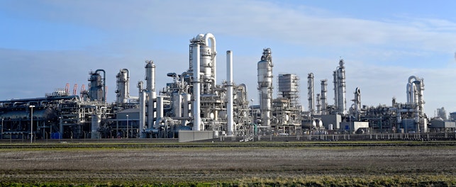 Oil and Gas Plant in Spijkenisse, Holland