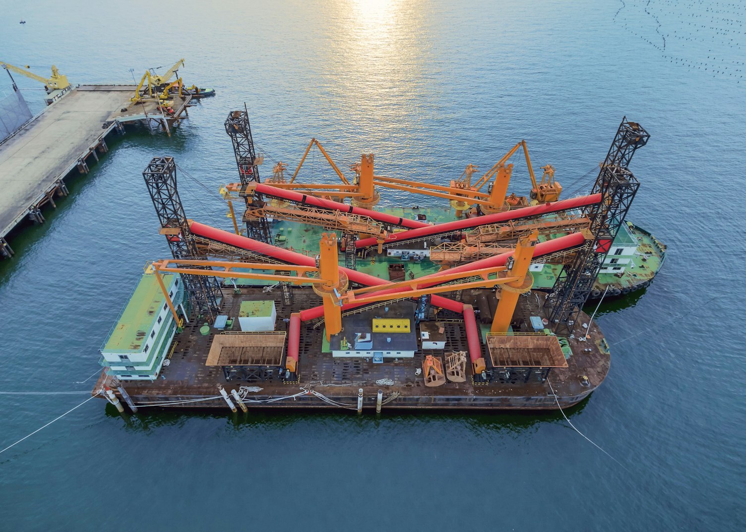 Oil Tanker in Harbor