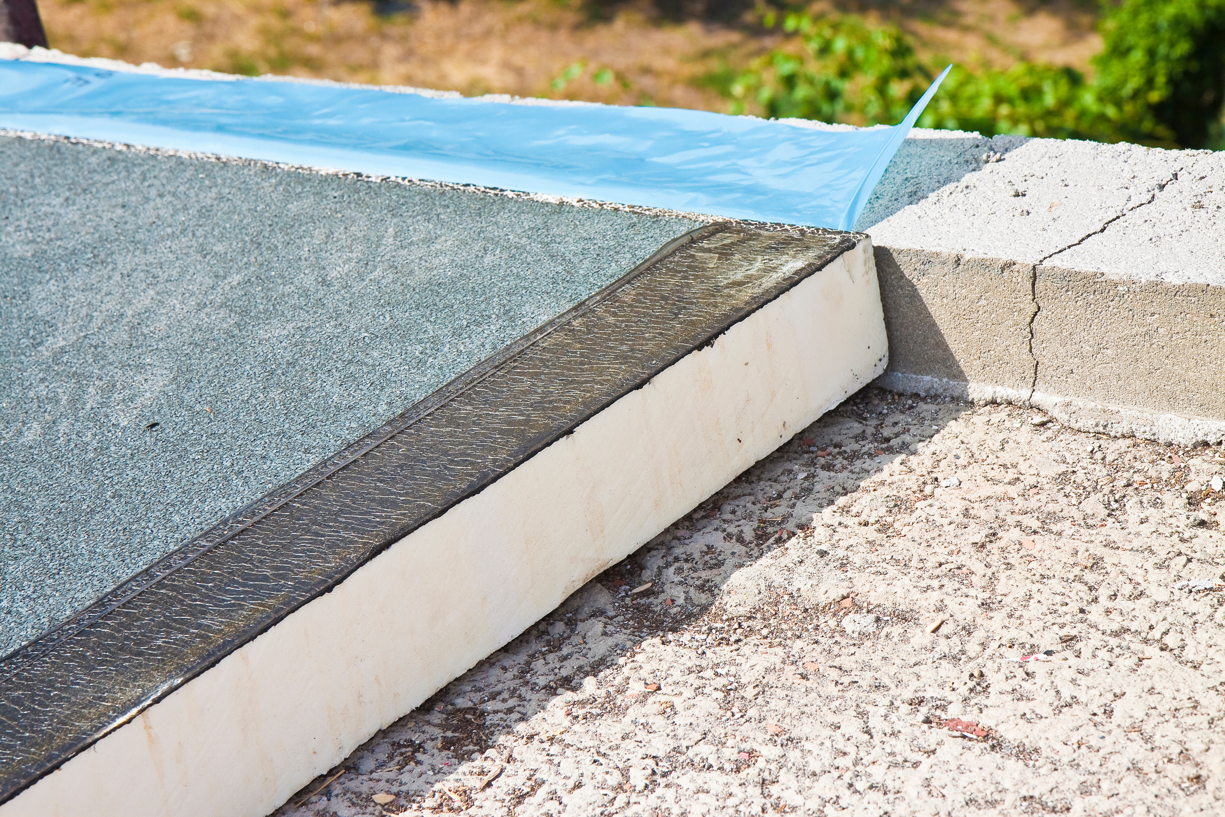 Roof Thermal Insulation with Polystyrene Panels