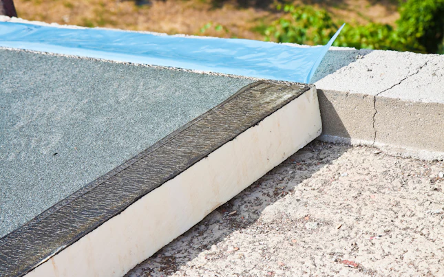 Roof Thermal Insulation with Polystyrene Panels