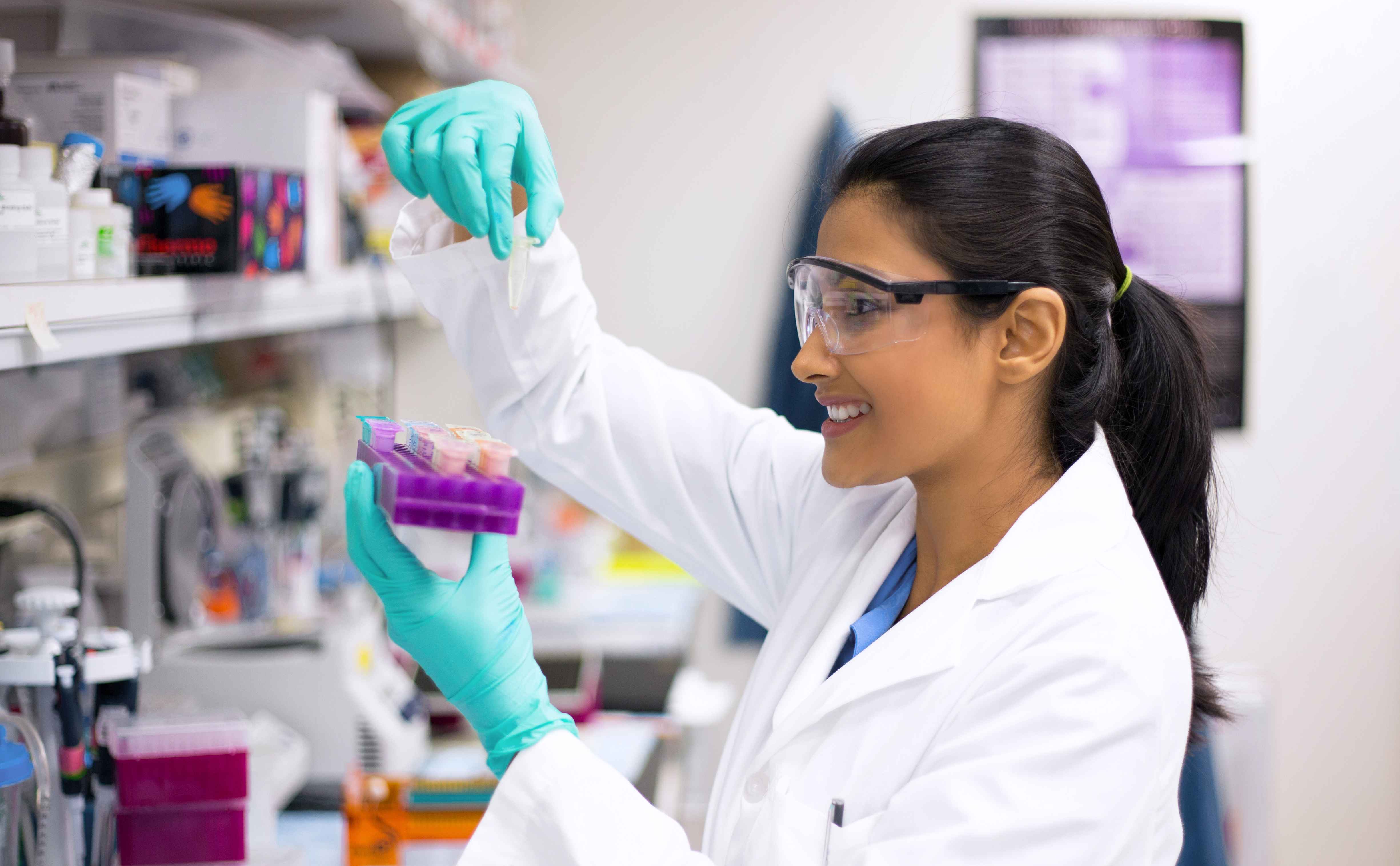 Scientist Working in a Laboratory