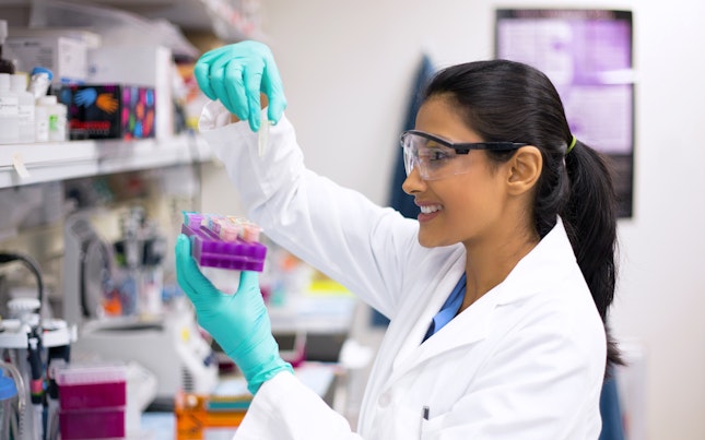 Scientist Working in a Laboratory