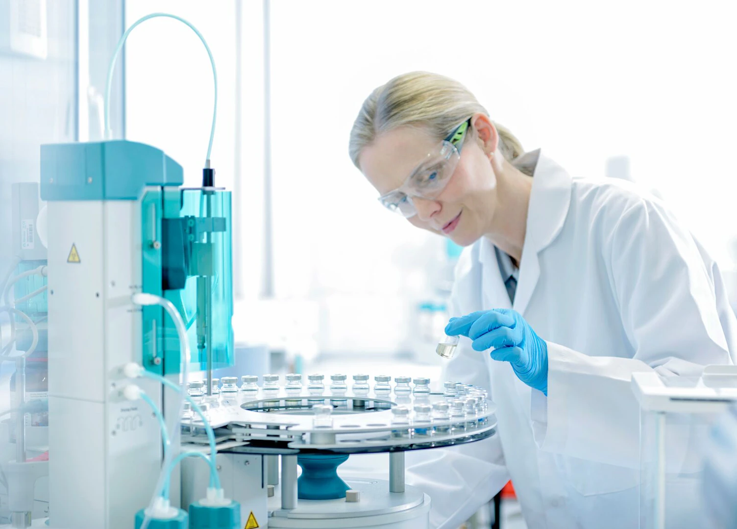 Scientist Working in Laboratory