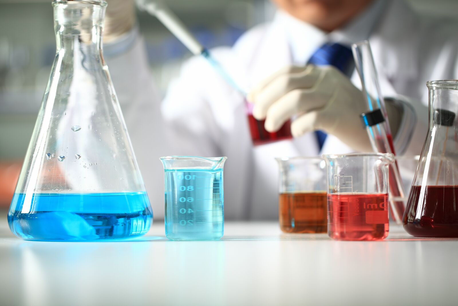 Scientist Working in Laboratory