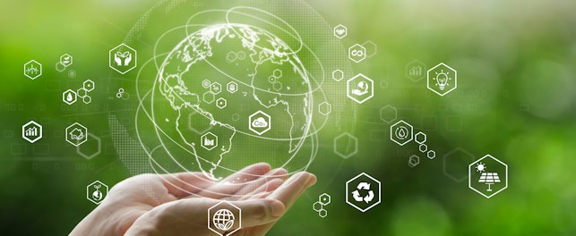 Sustainable development goal concept