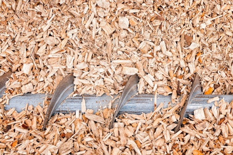 Wood Chip Heating Fuel in Biomass Boiler