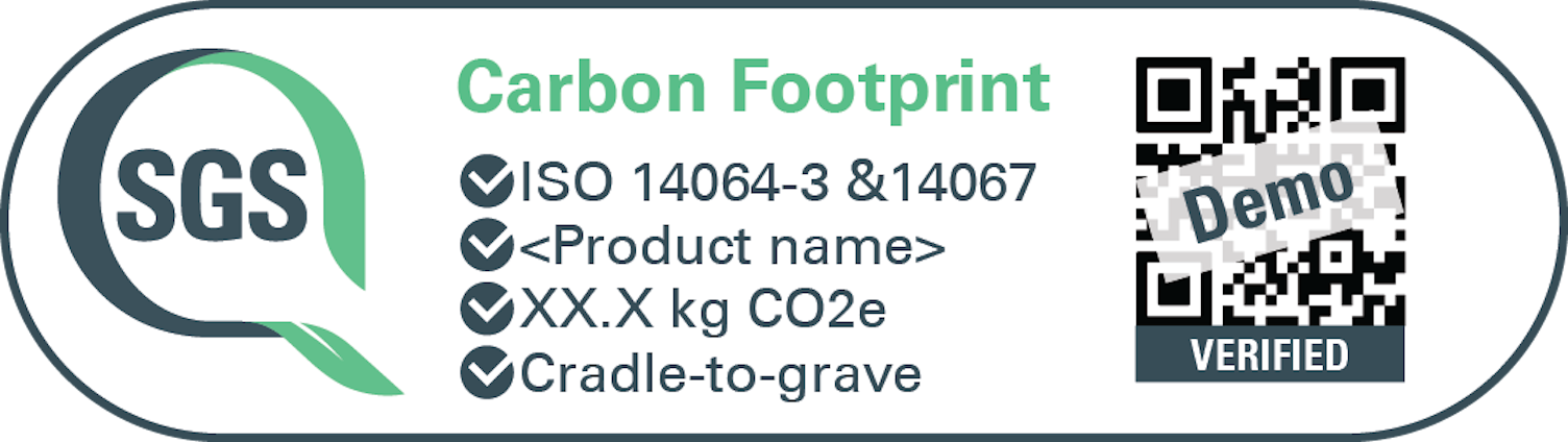 Demo QR Code Green Mark Product Carbon Footprint PCF