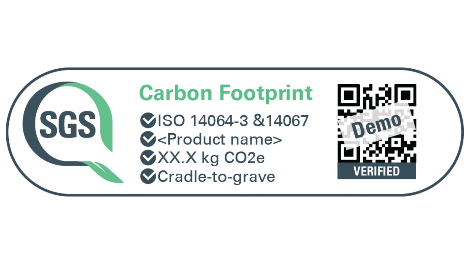 QR Code Green Mark Product Carbon Footprint