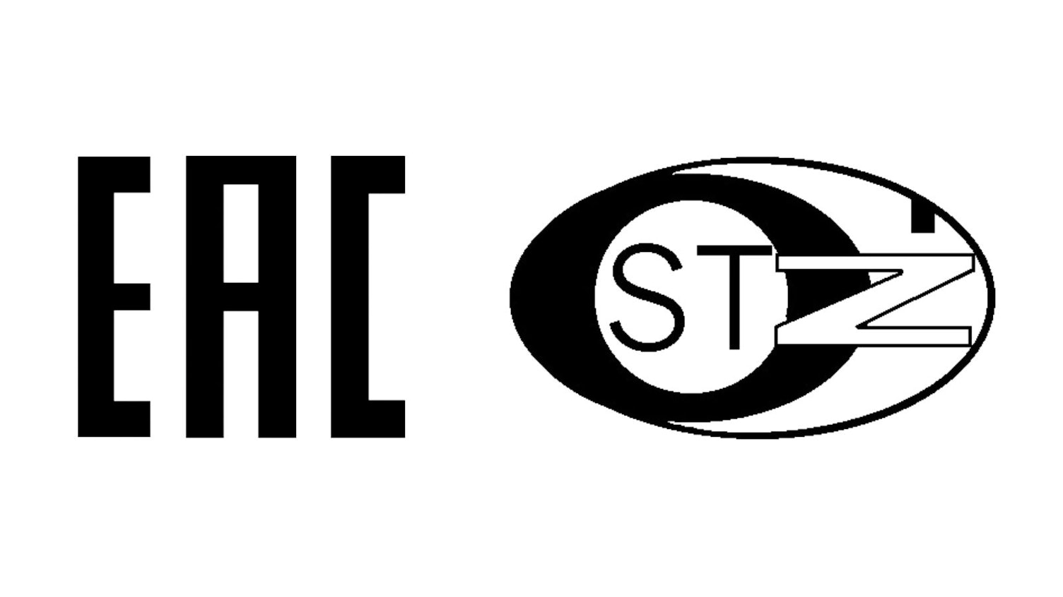 EAC black and GOST UZ Logo