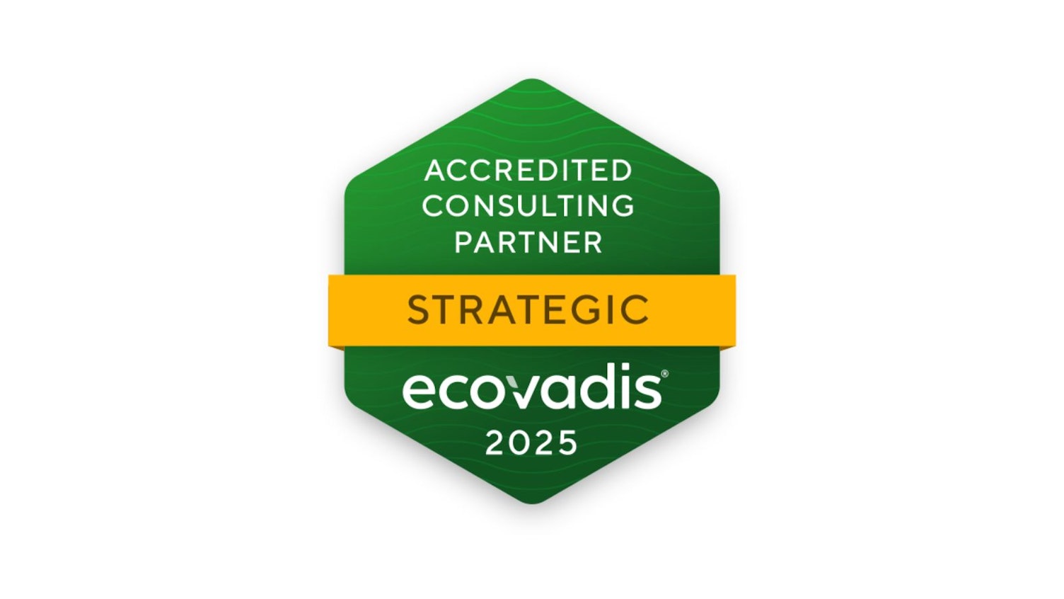 EcoVadis Accredited Strategic Consulting Partner Logo
