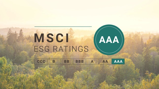 MSCI logo with background