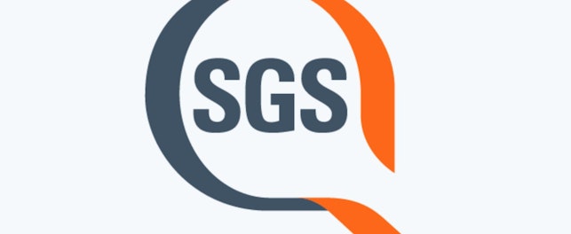 SGS CP Q Mark blue background