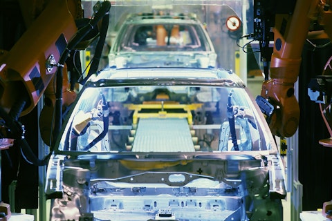 Automotive Assembly Line Assembling Cars