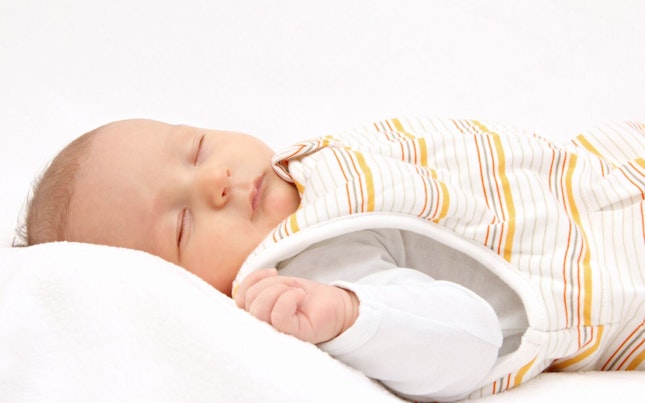 Baby Resting in Sleeping Bag