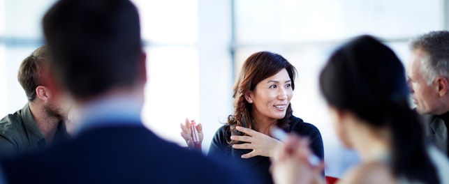 Business Colleagues Having a Meeting