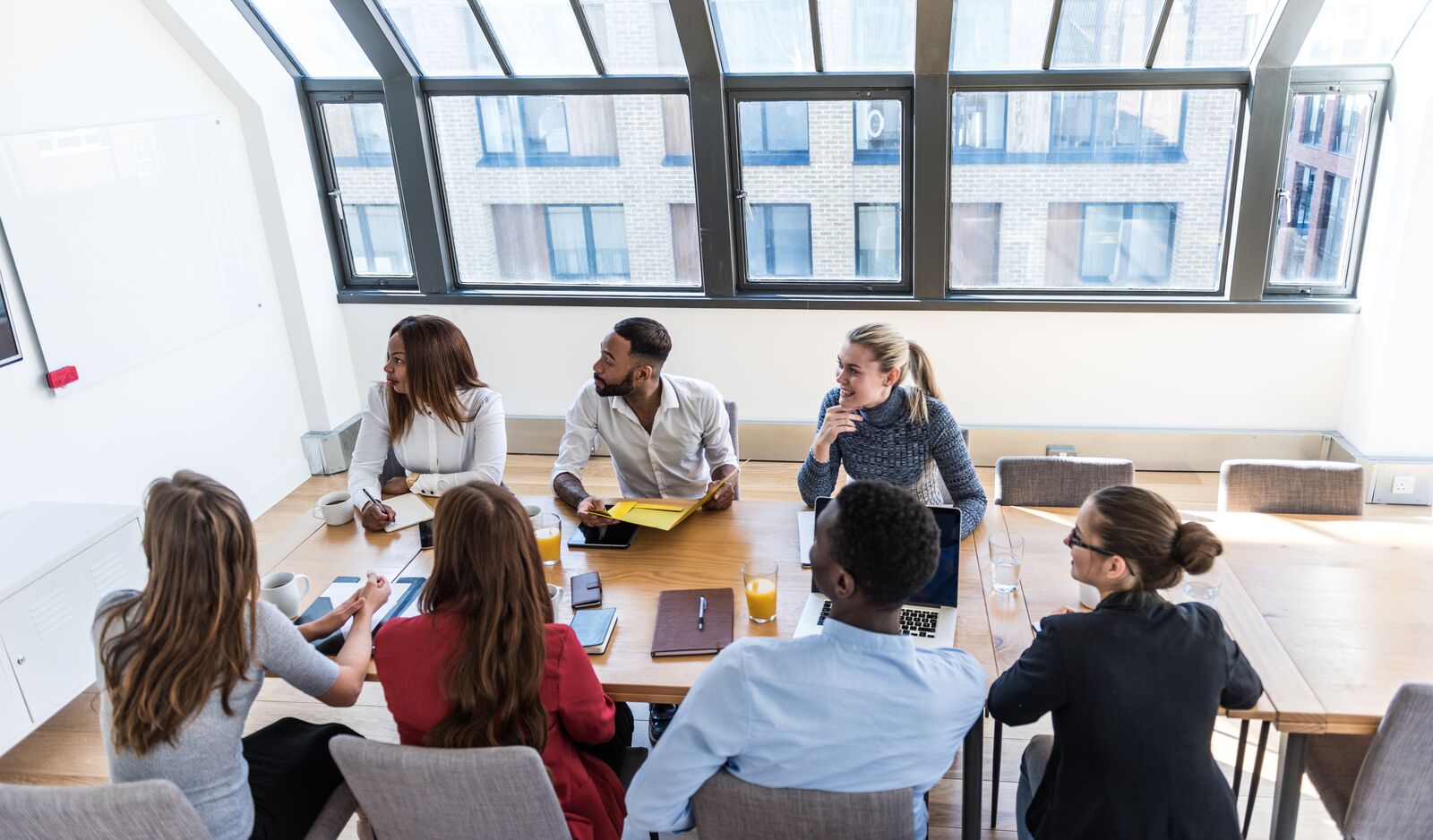 Business Colleagues Having a Meeting