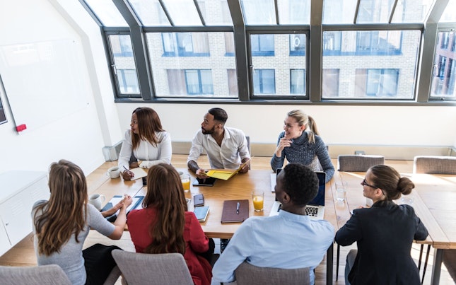 Business Colleagues Having a Meeting