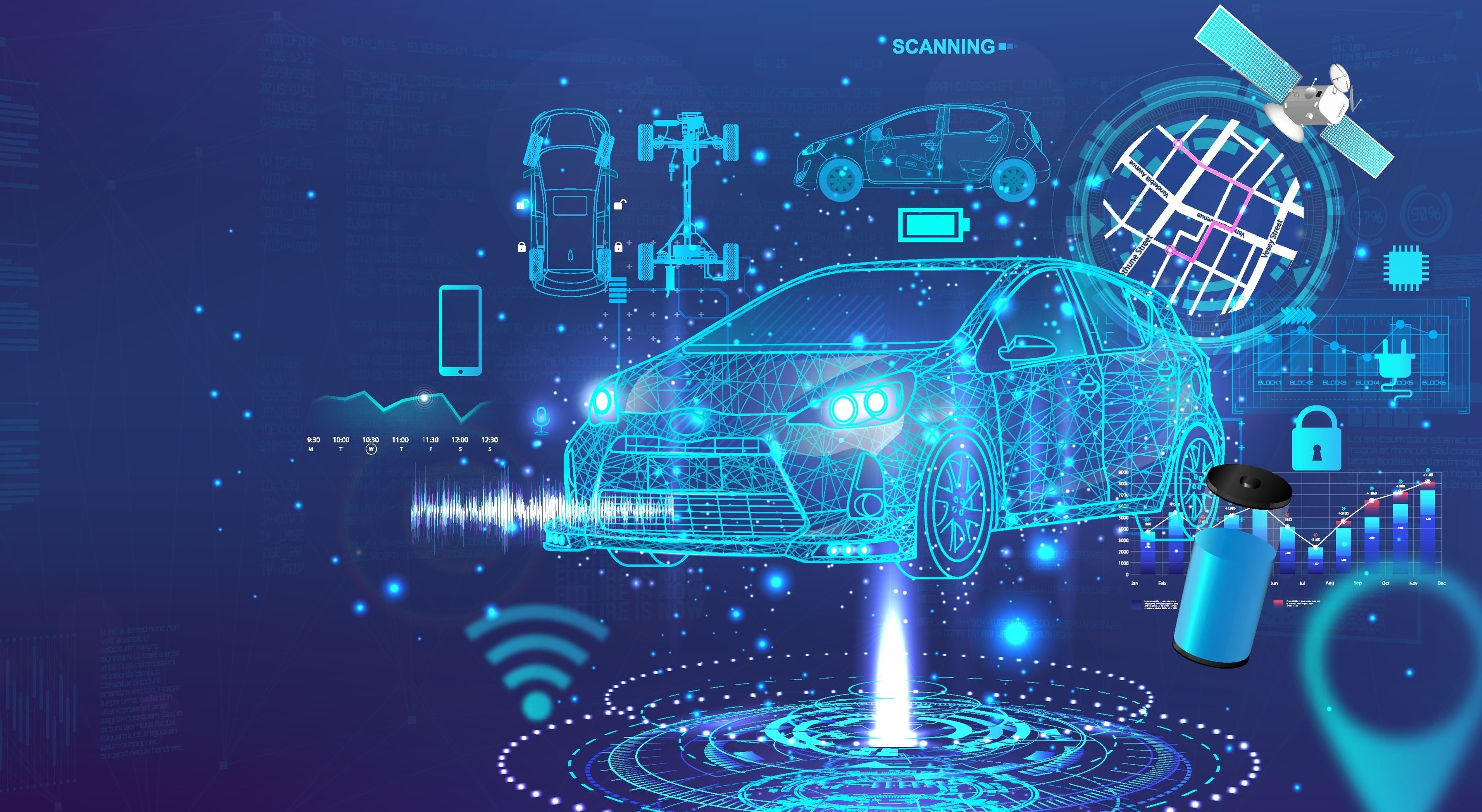 안전 기능이 있는 차량