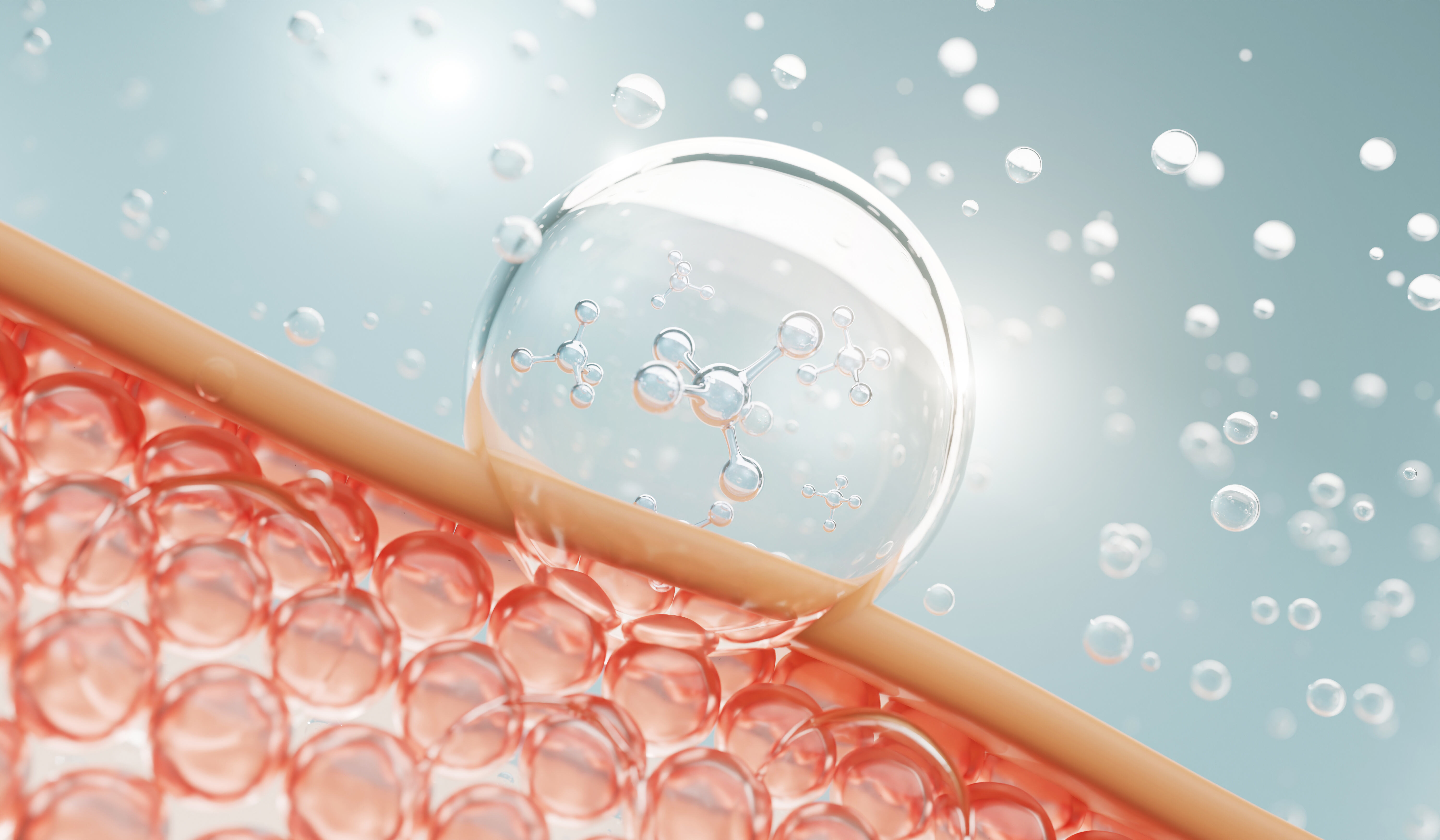 Skin Care Research Concept