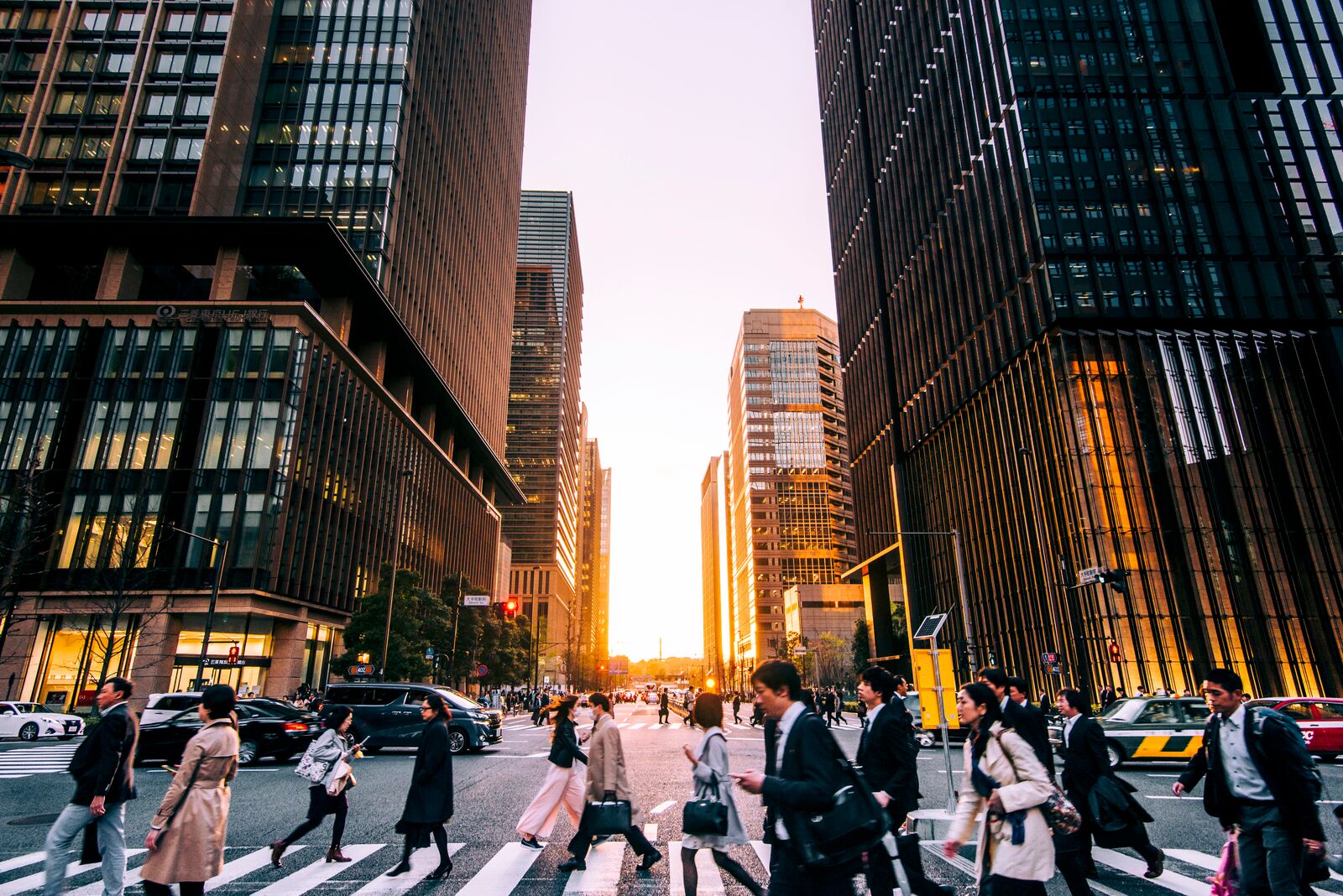 People Crossing the Road