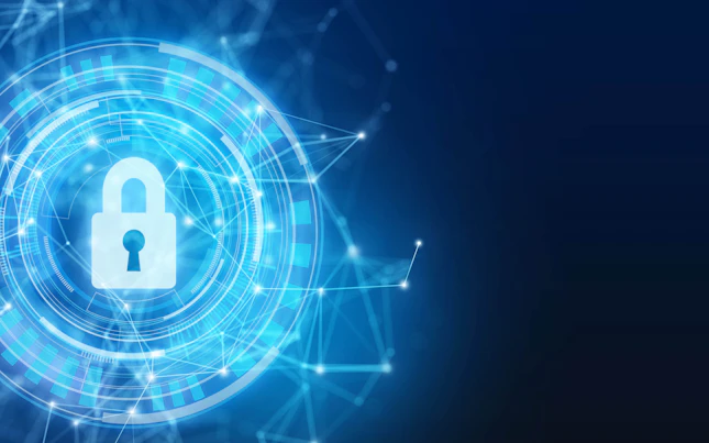 Security Padlock Cyber Security Concept