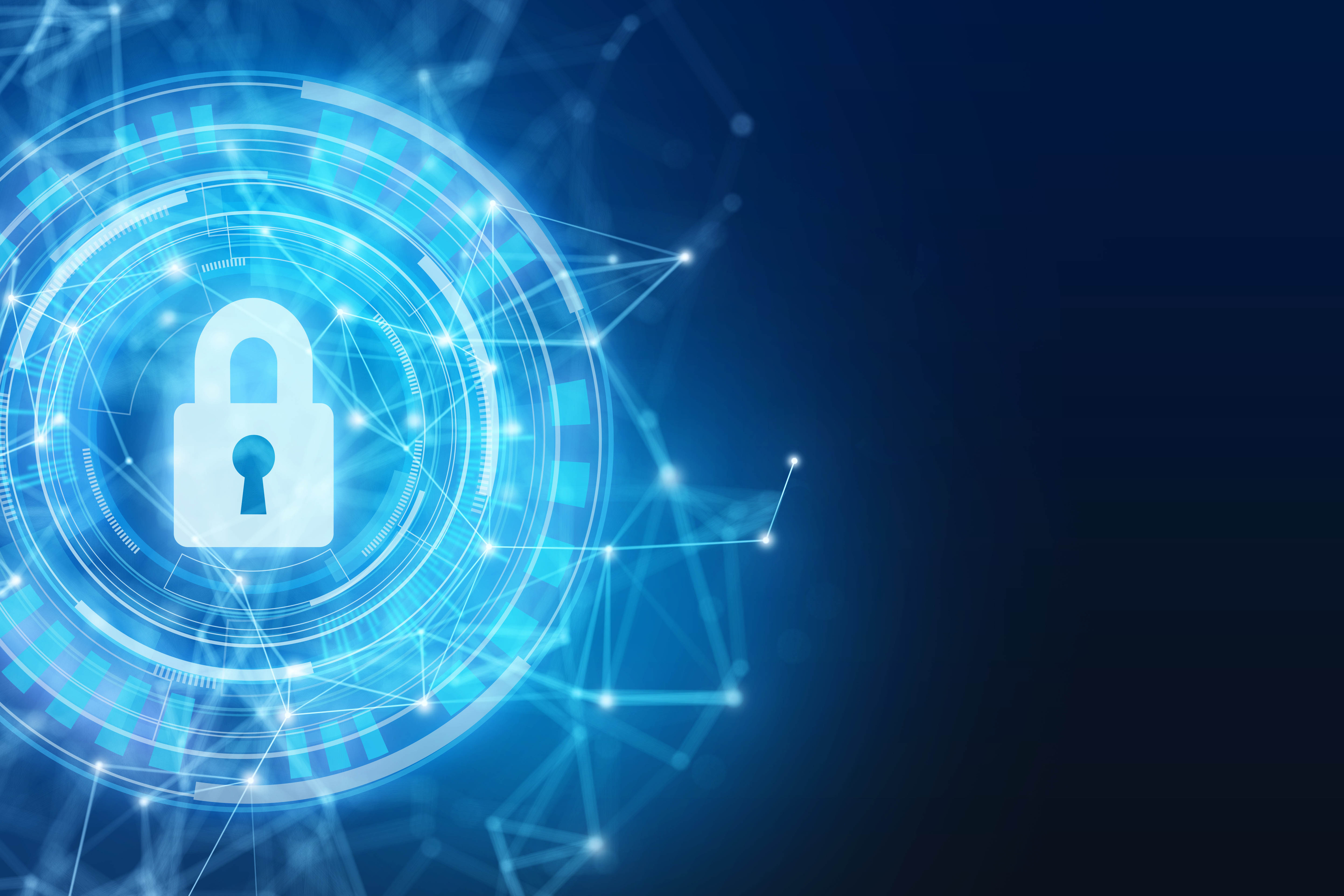 Security Padlock Cyber Security Concept