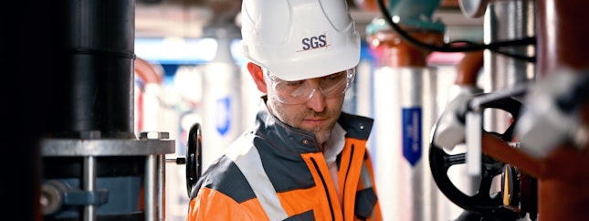 Inspección de SGS en Ginebra, Suiza
