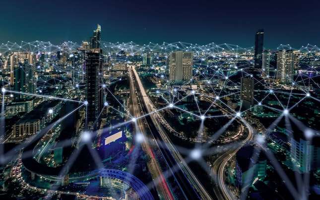 Concepto de ciudad inteligente