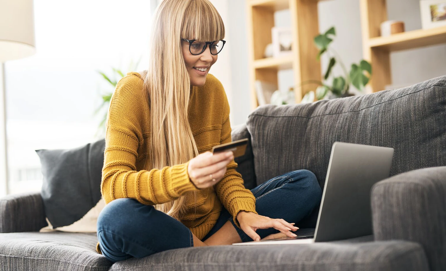 Woman Doing Online Shopping