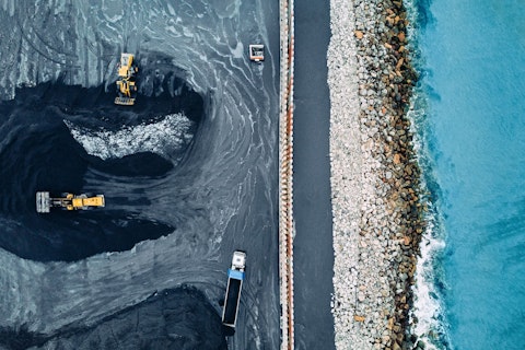Aerial View of Coal Mine