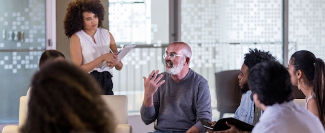 Business Colleagues Having a Meeting