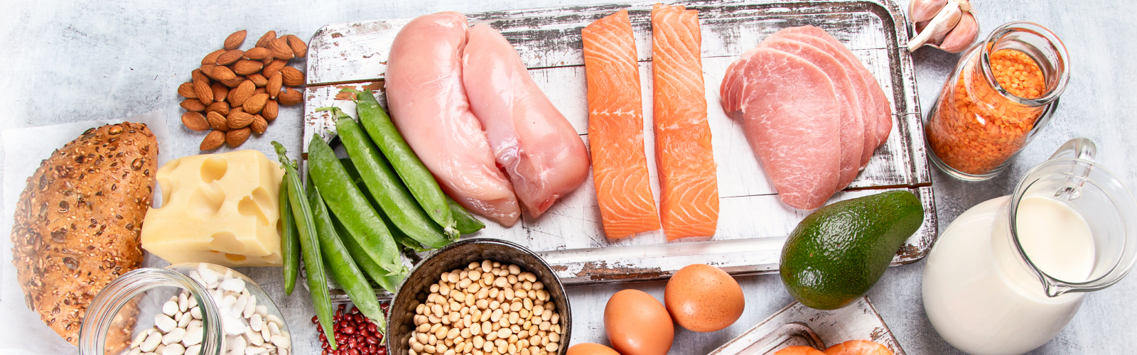 Balanced Diet Food Background