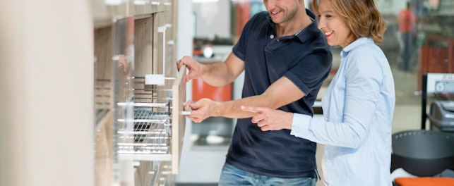 Couple Shopping For Home Furniture