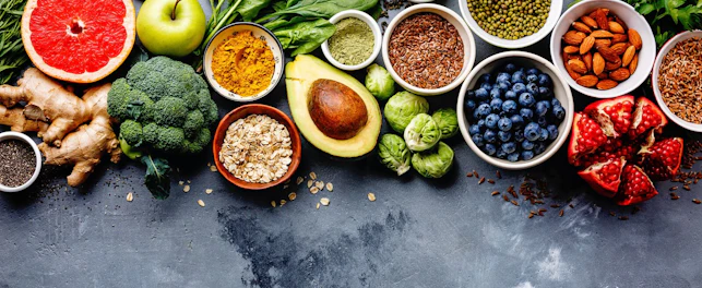 Variety of Healthy Food