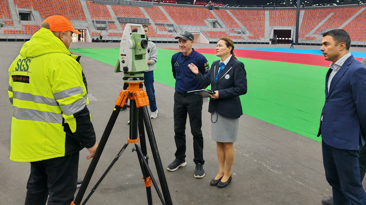 SGS Helps Azerbaijan Flag Make History in Guinness World Records