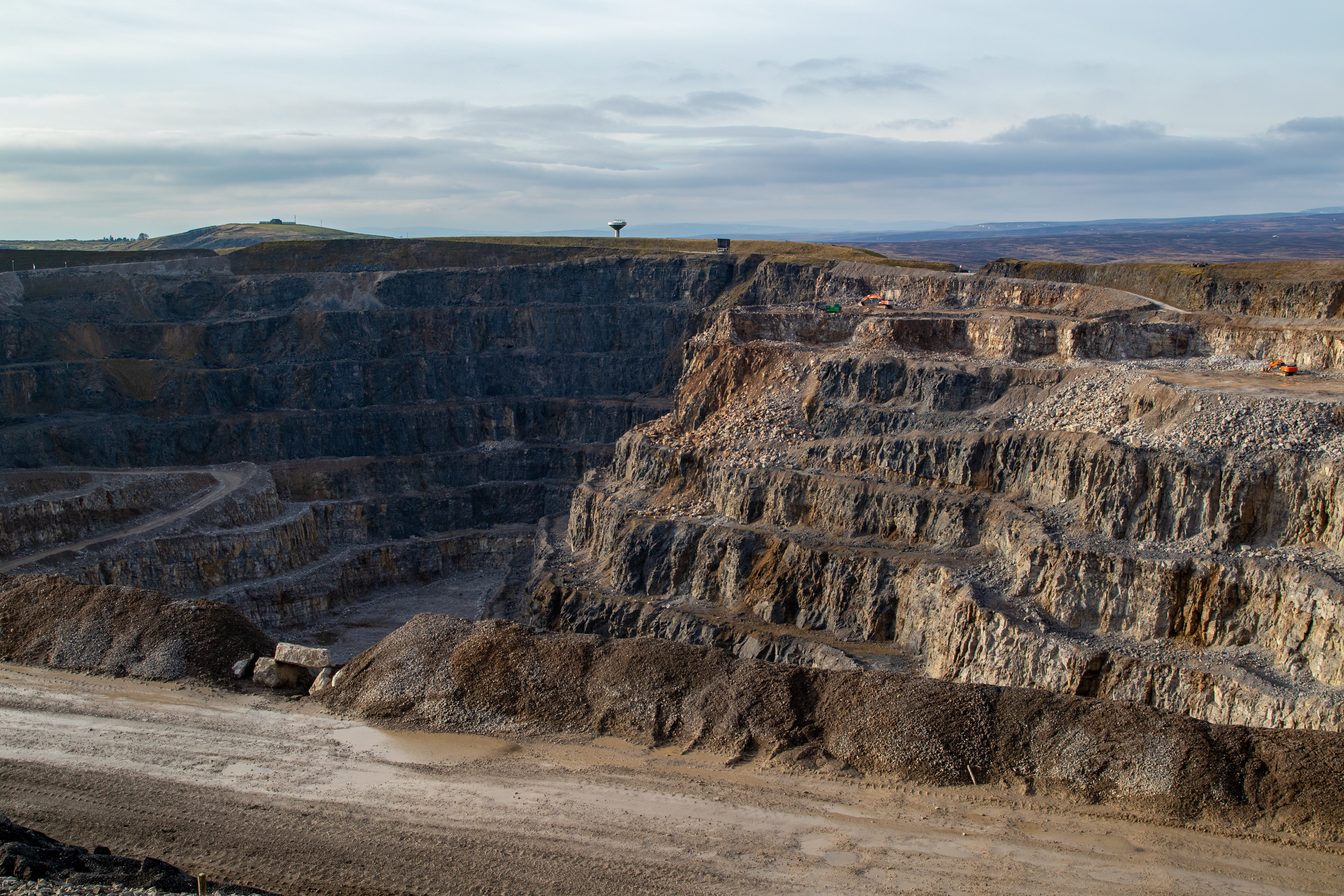 Open pit minería