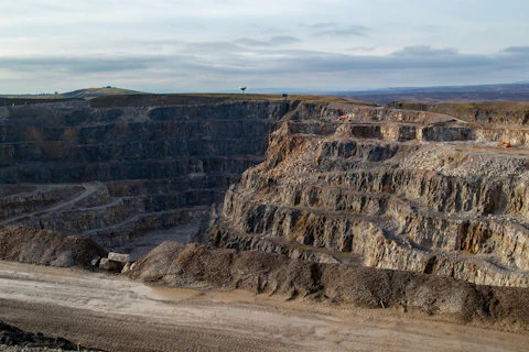 Open pit minería