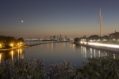 Cityscape Renewable Energy Transition
