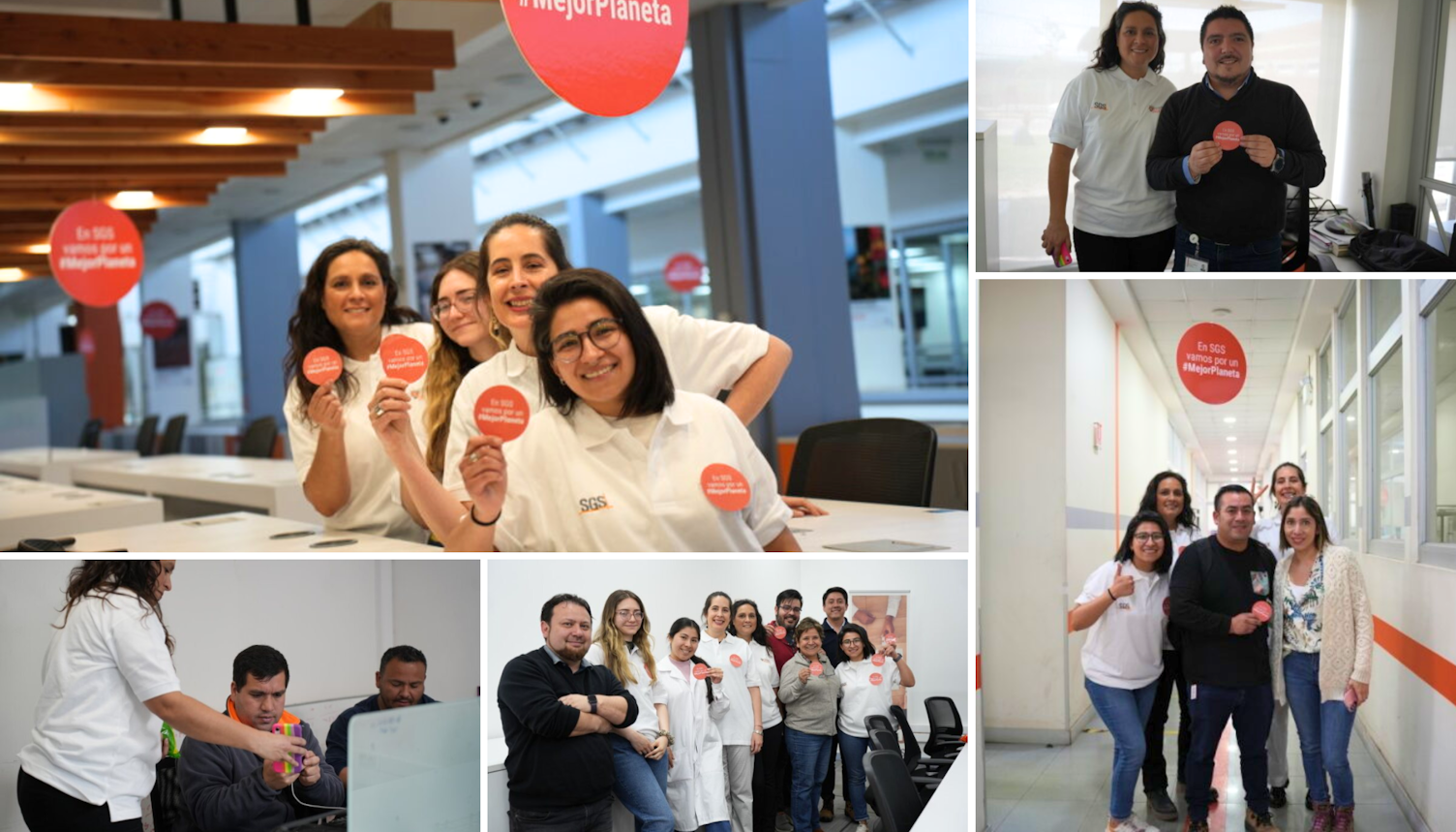 Collage punto naranja