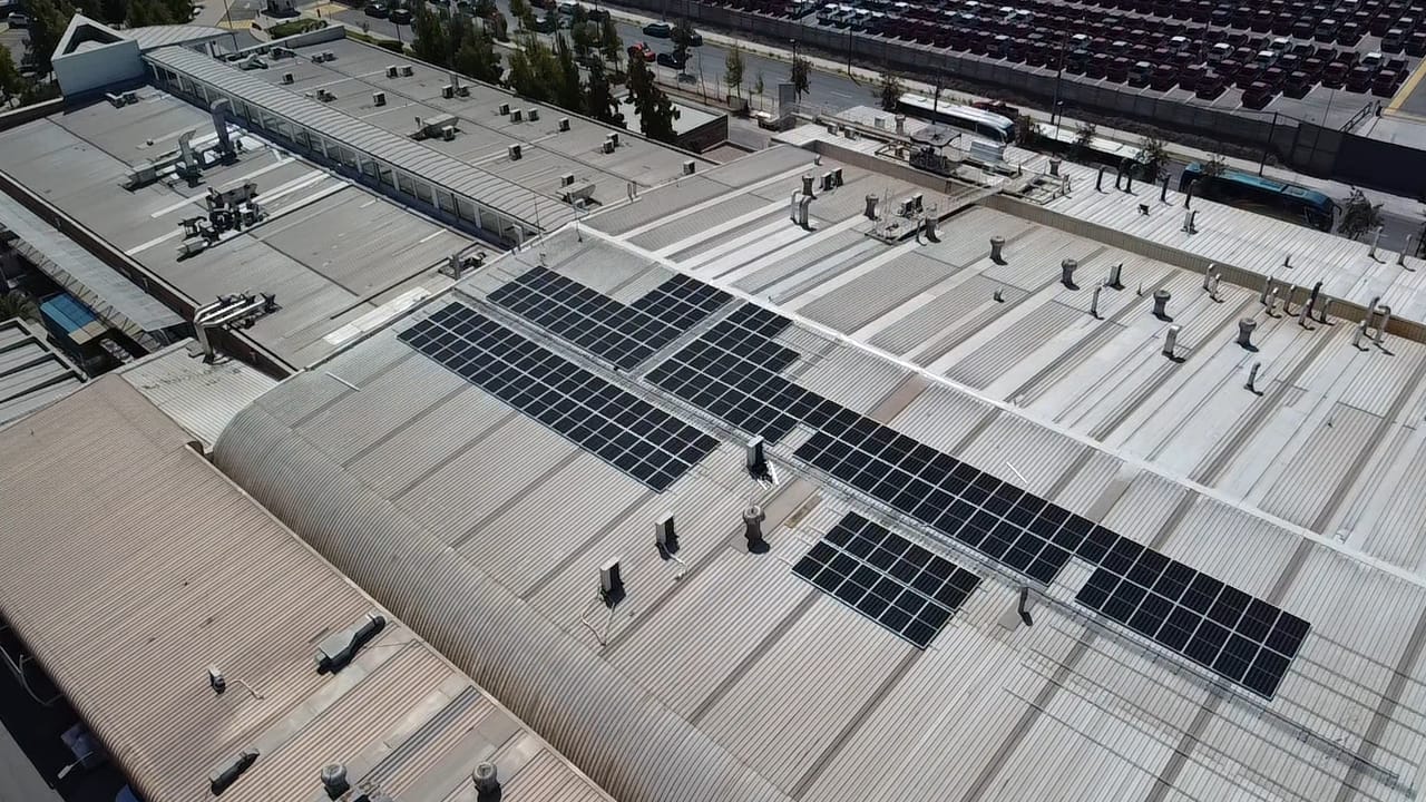 Panel solar SGS Chile