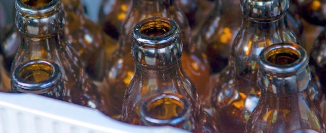 Reciclaje botellas de vidrio