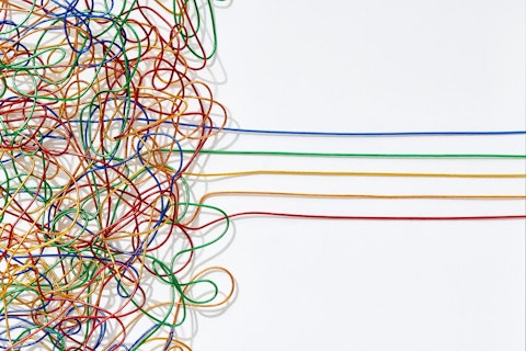 Multicolored wires