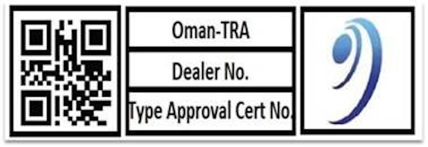 Oman TRA new labe design