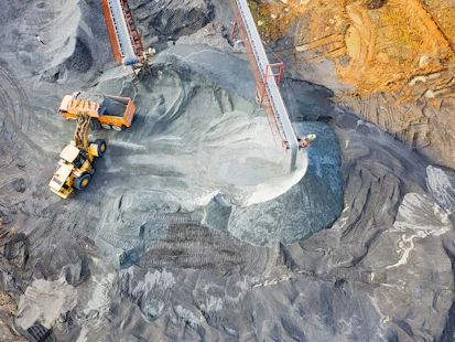 Aerial View Open Sky Mine Aerial View Open Sky Mine