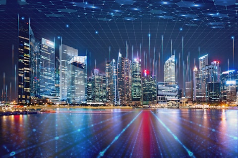 Concept de technologie connectée intelligence artificielle